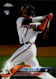 2018 Ronald Acuna Jr. Topps Chrome ROOKIE RC #193 Atlanta Braves