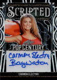2024 Carmen Electra Leaf Pop Century BLACK SCRIPTED AUTO 1/2 AUTOGRAPH INCRIPTION BAYWATCH #SC-CE1
