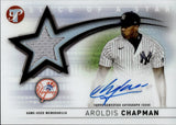 2022 Aroldis Chapman Topps Pristine SLICE OF A STAR AUTOGRAPH RELIC AUTO JERSEY #SSAR-AC New York Yankees