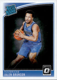 2018-19 Jalen Brunson Donruss Optic RATED ROOKIE RC #179 Dallas Mavericks