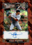 2025 Mark McGwire Leaf Seasons In the Sun TRADITION RED ICE AUTO 7/25 AUTOGRAPH #T-MM1 St. Louis Cardinals