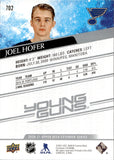 2020-21 Joel Hofer Upper Deck Extended Series YOUNG GUNS ROOKIE RC #702 St. Louis Blues 1