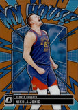 2024-25 Nikola Jokic Panini Donruss Optic MY HOUSE ORANGE PRIZM 17/39 #20 Denver Nuggets