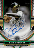 2023 Dave Stewart Topps Tribute AUTOGRAPH GREEN 70/99 AUTO #TA-DS Oakland A's