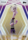 2026 Fear Topps Pixar Neon GOLD REFRACTOR 8/50 #164 INSIDE OUT