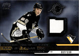 2001-02 Mario Lemieux Pacific GAME-WORN JERSEY 17/110 #28 Pittsburgh Penguins