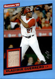 2026 Vladimir Guerrero Panini Donruss RETRO MATERIALS GAME-USED BAT 1/1 ONE OF ONE #RM-VG Anaheim Angels