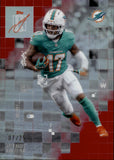 2025 Jaylen Waddle Topps Signature Class AFTER IMAGE RED 7/25 #AI-19 Miami Dolphins