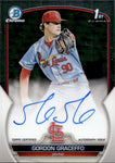 2023 Gordon Graceffo Bowman Chrome 1st BOWMAN PROSPECT AUTO AUTOGRAPH #CPAGGO St. Louis Cardinals