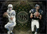 1998 Peyton Manning Ryan Leaf Curtis Enis Randy Moss Playoff Momentum CLASS REUNION ROOKIE RC Colts Chargers Bears Vikings