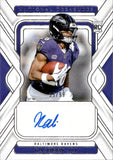 2024 Rasheen Ali Panini National Treasures ROOKIE AUTOGRAPH 35/99 RC AUTO #107 Baltimore Ravens