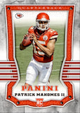 2017 Patrick Mahomes Panini ROOKIE RC #104 Kansas City Chiefs