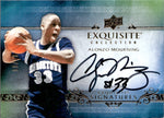 2013-14 Alonzo Mourning Upper Deck Exquisite EXQUISITE SIGNATURES AUTOGRAPH AUTO 4/65 #ES-AM Georgetown Hoyas Miami Heat