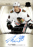 2022-23 Filip Roos Upper Deck The Cup ROOKIE AUTO 14/24 RC AUTOGRAPH #153 Chicago Blackhawks