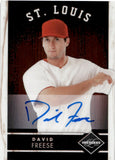 2011 David Freese Panini Limited AUTOGRAPH AUTO #5 St. Louis Cardinals