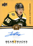 2023-24 Joona Koppanen Upper Deck BOSTON BRUINS CENTENNIAL BEAR TRACKS AUTOGRAPH AUTO #BT-JK Boston Bruins