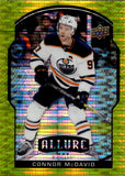 2020-21 Connor McDavid Upper Deck Allure YELLOW TAXI #50 Edmonton Oilers