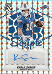 2024 Khalil Shakir Panini Mosaic SCRIPTS AUTOGRAPH AUTO #SC-KSH Buffalo Bills