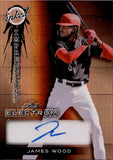 2024 James Wood Leaf Electrum INKED IMPRESSIONS BRONZE AUTOGRAPH 18/49 AUTO #II-JW2 Washington Nationals