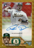 2023 Luis Medina Topps Chrome UPDATE GOLD WAVE REFRACTOR ROOKIE AUTO 2/50 RC AUTOGRAPH #AC-LM Oakland A's
