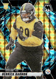 2025 Derrick Harmon Panini Mosaic GENESIS PRIZM ROOKIE RC SSP #327 Pittsburgh Steelers