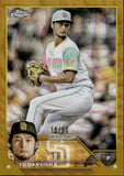 2023 Yu Darvish Topps Chrome GOLD WAVE REFRACTOR 16/50 #26 San Diego Padres