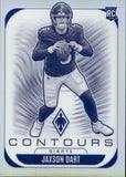 2025 Jaxson Dart Panini Phoenix CONTOURS ROOKIE RC #24 New York Giants