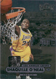 1997-98 Shaquille O'Neal Skybox Metal Universe #1 Los Angeles Lakers