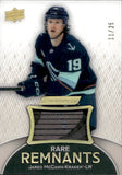 2023-24 Jared McCann Upper Deck Engrained RARE REMNANTS GAME-USED MEMORABILIA 11/25 #R-JM Seattle Kraken