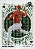 2022 Shohei Ohtani Panini Mosaic ACES GREEN PRIZM #A-2 Los Angeles Angels