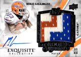 2013 Mike Gillislee Upper Deck Exquisite Collection ROOKIE SIGNATURE PATCH 121/125 RC AUTOGRAPH AUTO #122 Florida Gators