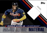 2024 Ronald Acuna Jr. Topps SERIES TWO MAJOR LEAGUE MATERIAL 73/199 GAME-USED MEMORABILIA #MLM2-RAJ Atlanta Braves