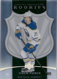 2022-23 Owen Power Upper Deck Artifacts CLEAR CUT RETRO ROOKIE RC #CCRR-19 Buffalo Sabres