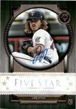 2022 Joe Ryan Topps Five Star ROOKIE AUTOGRAPH RC AUTO #FSA-JRY Minnesota Twins 2