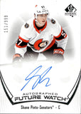 2021-22 Shane Pinto Upper Deck SP Authentic FUTURE WATCH AUTOGRAPH ROOKIE 151/999 AUTO RC #110 Ottawa Senators
