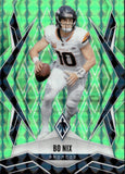 2025 Bo Nix Panini Phoenix GREEN PYRAMIDS 163/285 #83 Denver Broncos