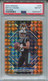 2023 Bryce Young Panini Mosaic ORANGE ROOKIE 160/199 RC PSA 8 #290 Carolina Panthers 3857