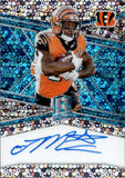 2018 Joe Mixon Panini Spectra NEON BLUE PRIZM SIGNATURES AUTOGRAPH 4/50 AUTO #S-JM Cincinnati Bengals