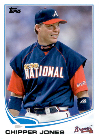 2013 Chipper Jones Topps Update LEGEND SP PHOTO VARIATION #US53 Atlanta Braves
