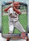 2025 Rainiel Rodriguez Bowman Chrome Prospects 1ST BOWMAN MOJO REFRACTOR #BCP-200 St. Louis Cardinals 8