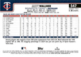 2025 Matt Wallner Topps Series 2 TRUE PHOTO SSP #547 Minnesota Twins