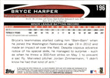 2012 Bryce Harper Topps Chrome ROOKIE RC #196 Washington Nationals 3