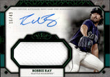 2024 Robbie Ray Topps Tier One JUMBO AUTOGRAPHED RELIC GREEN 16/49 GAME-USED MEMORABILIA JERSEY #AT1JR-RR Seattle Mariners