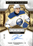 2024-25 Tage Thompson Upper Deck Black Diamond AUTOGRAPH 44/49 AUTO #BDB-TT Buffalo Sabres