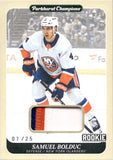 2023-24 Samuel Bolduc Upper Deck Parkhurst Champions ROOKIE PATCH 7/25 RC #78 New York Islanders