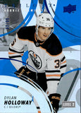 2022-23 Dylan Holloway Upper Deck Trilogy ROOKIE PREMIERES LEVEL 2 88/99 RC #193 Edmonton Oilers