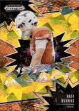 2025 Arch Manning Panini Prizm Draft Picks INSTANT IMPACT GOLD ICE PRIZM #II-AMG Texas Longhorns