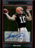 2007 Brady Quinn Bowman Chrome ROOKIE AUTOGRAPH RC AUTO #BC57 Cleveland Browns