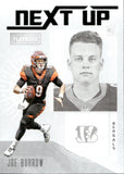 2020 Joe Burrow Panini Playbook NEXT UP ROOKIE RC #NU-1 Cincinnati Bengals