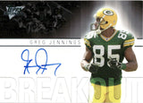 2007 Greg Jennings Topps Performance BRKOUT AUTOGRAPH AUTO #BA-GJ Green Bay Packers